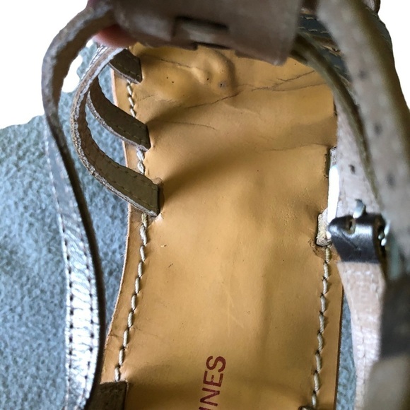 LesTropeziennes Womens Sz39 Brown Metallic Gladiator Sandals, Hicelot, Boho, Sz8 - Picture 8 of 9